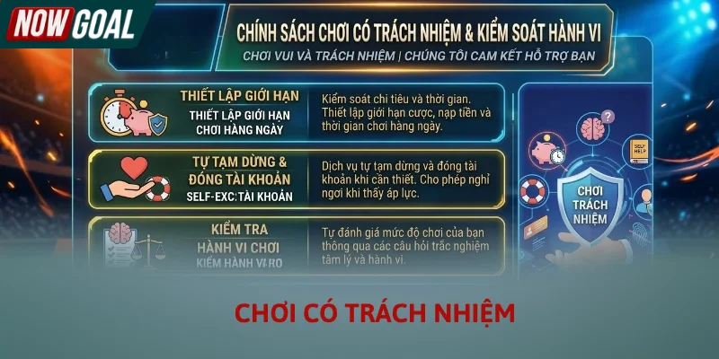 Thông điệp giải trí bóng đá lành mạnh và chơi có trách nhiệm tại Nowgoal