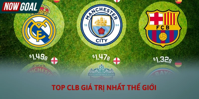 Top CLB giá trị nhất thế giới: Cuộc đua của những đế chế tỷ đô